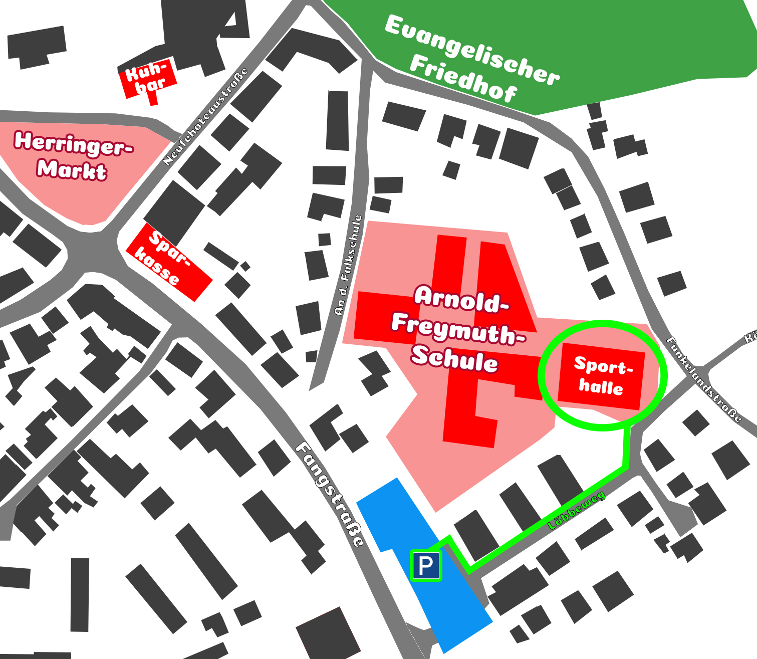 Parken Arnold Freymuth Schule